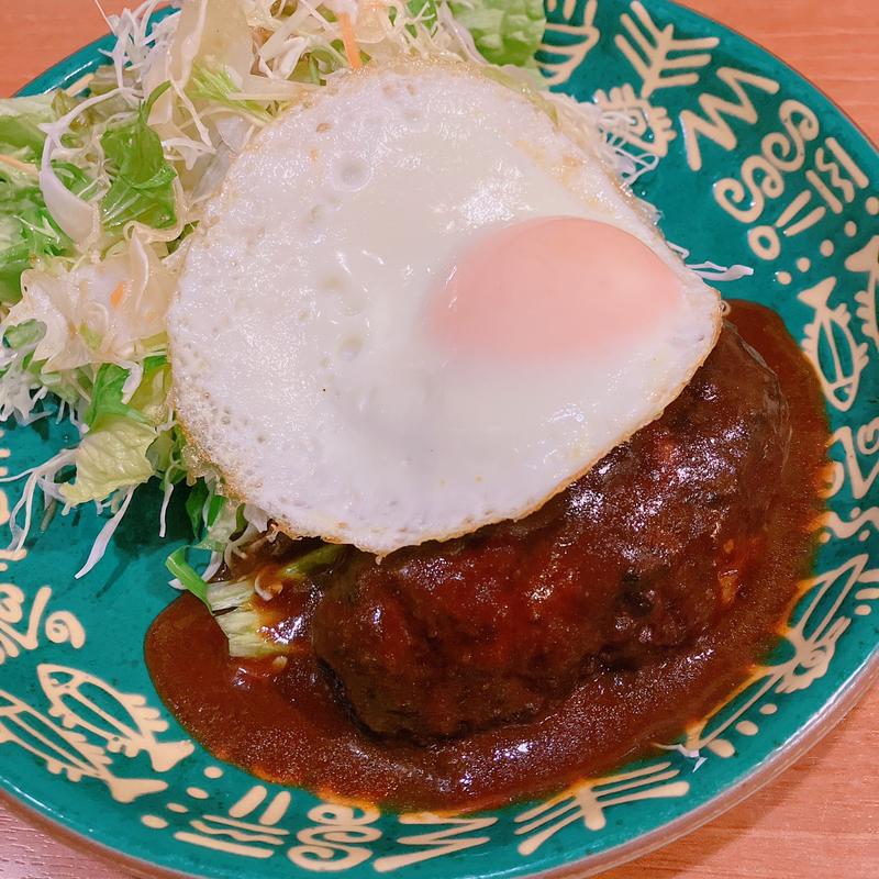 目玉焼きハンバーグ(森のかくれん房)