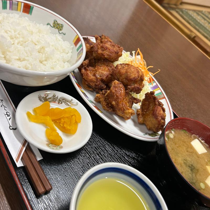 唐揚げ定食(大石食堂 )