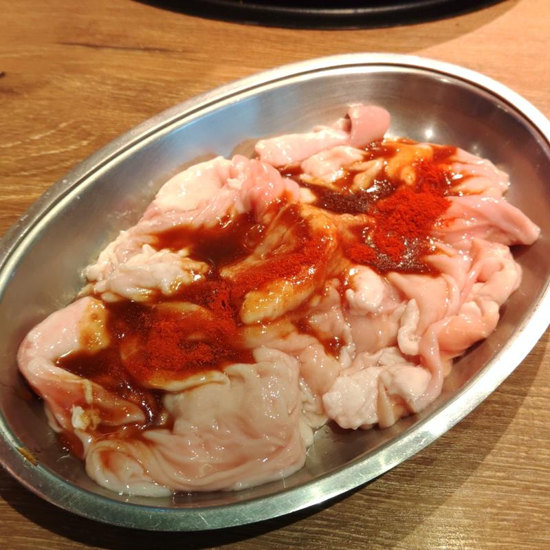 ガッツホルモン W盛り(仙臺ホルモン ガッツ 石巻門脇店)