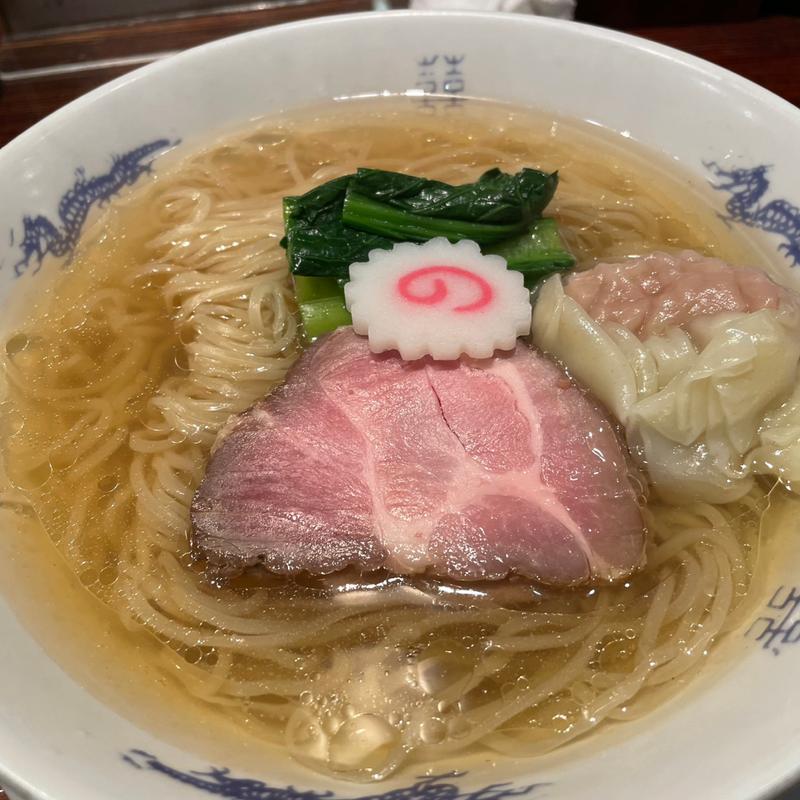 中華そば　肉ワンタン(中華蕎麦 にし乃)