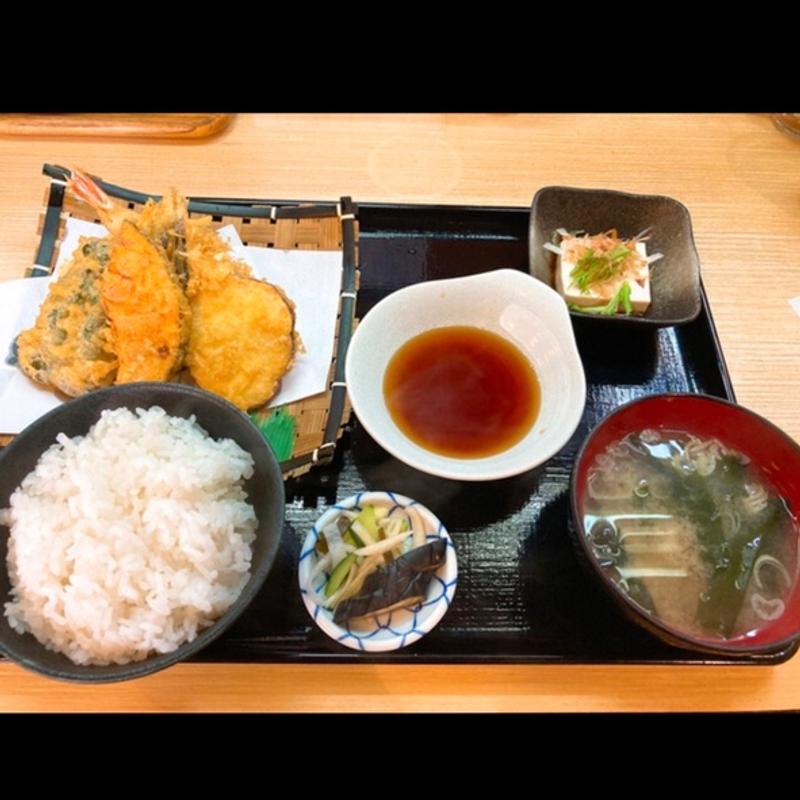 天ぷら定食B(ぬの川)
