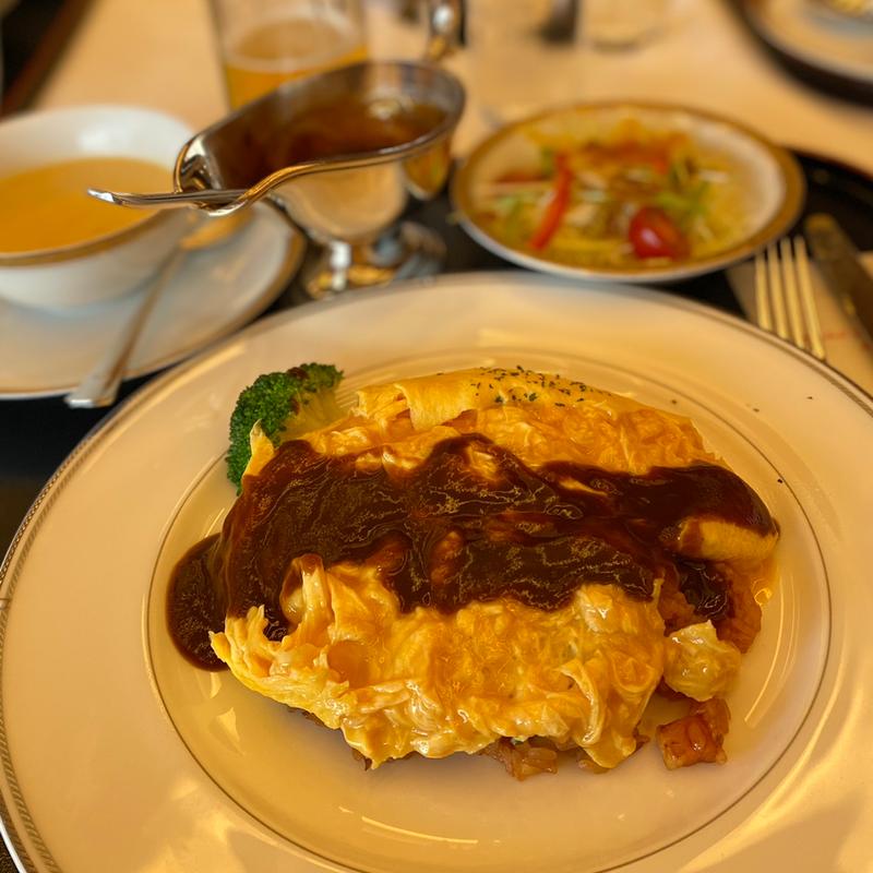 涼仙特製オムライス(涼仙ゴルフ倶楽部)