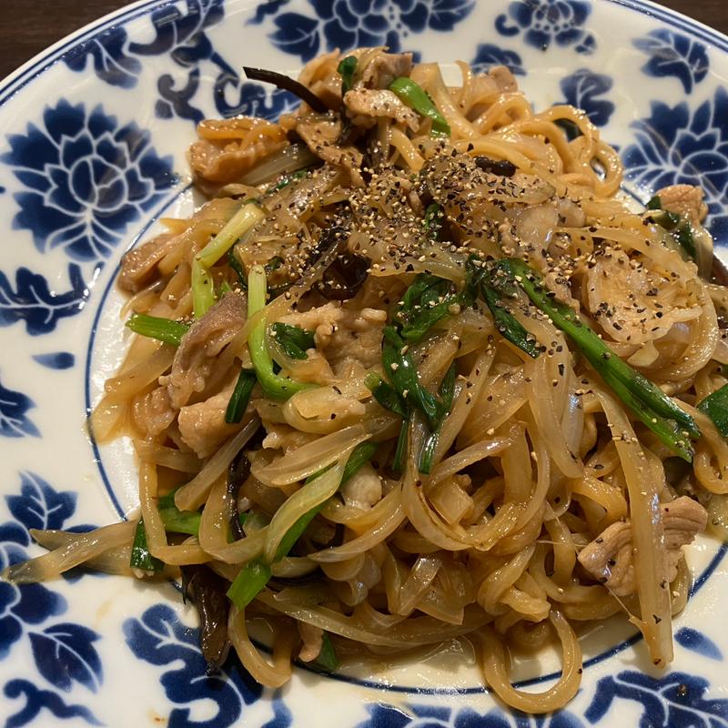 黒胡椒風味皿うどん(福新楼)