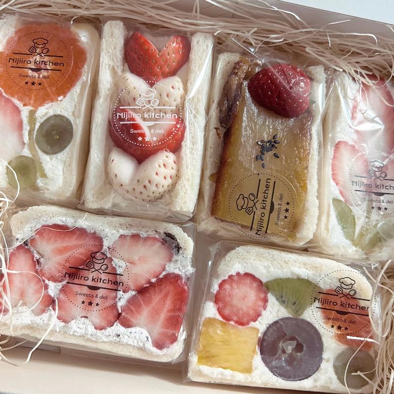 季節のフルーツサンド(にじいろキッチン)