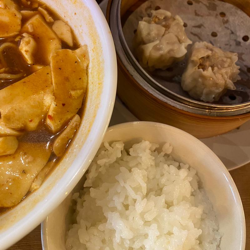焼売＋麻婆麺とライス(Tokyo焼売マニア)