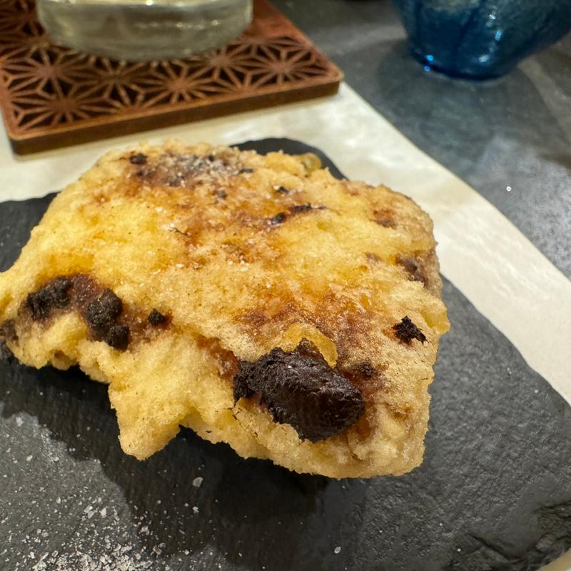 蟹味噌クリーム天ぷら(銀座さいしょ)