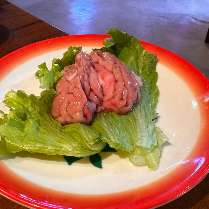 豚の脳味噌(天府火鍋巷子)