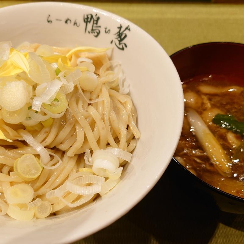 鴨汁つけそば(らーめん 鴨to葱)