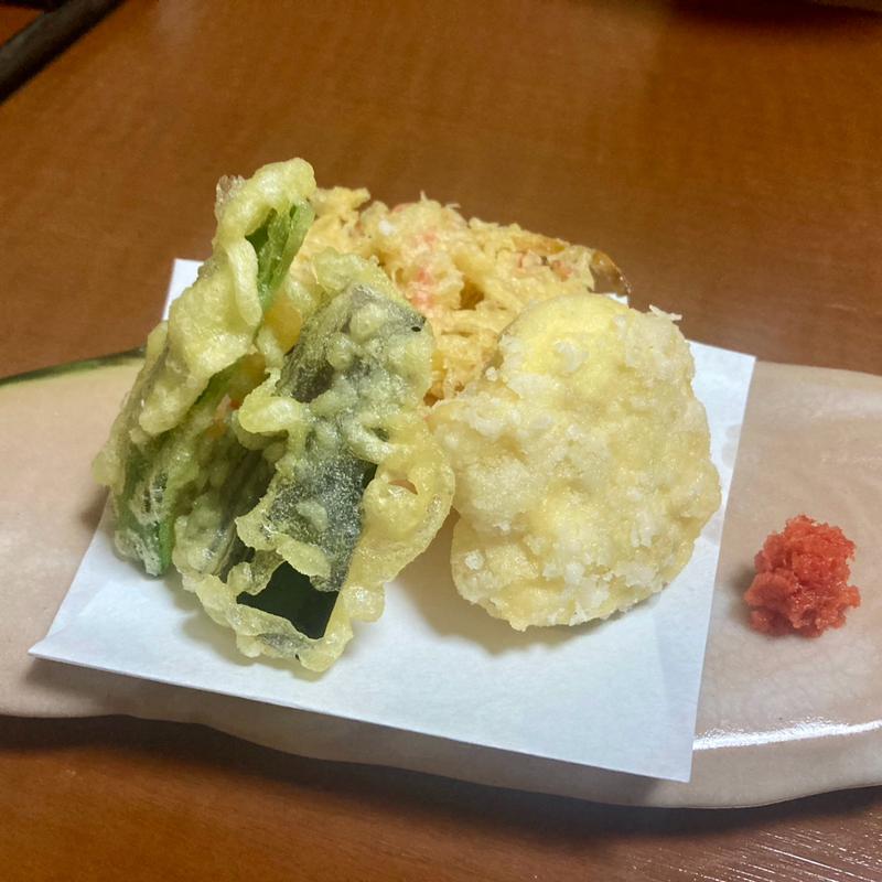 桜エビのかき揚げ　野菜天(和厨房 遊膳 （わちゅうぼう ゆうぜん）)