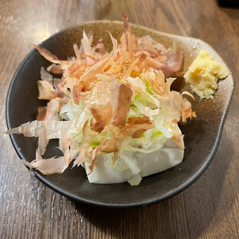 冷奴(立呑み 源太郎商店)