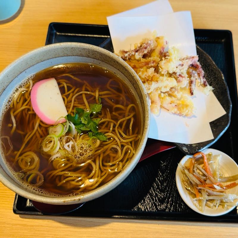 げそ天そば(山形蕎麦  焔蔵)