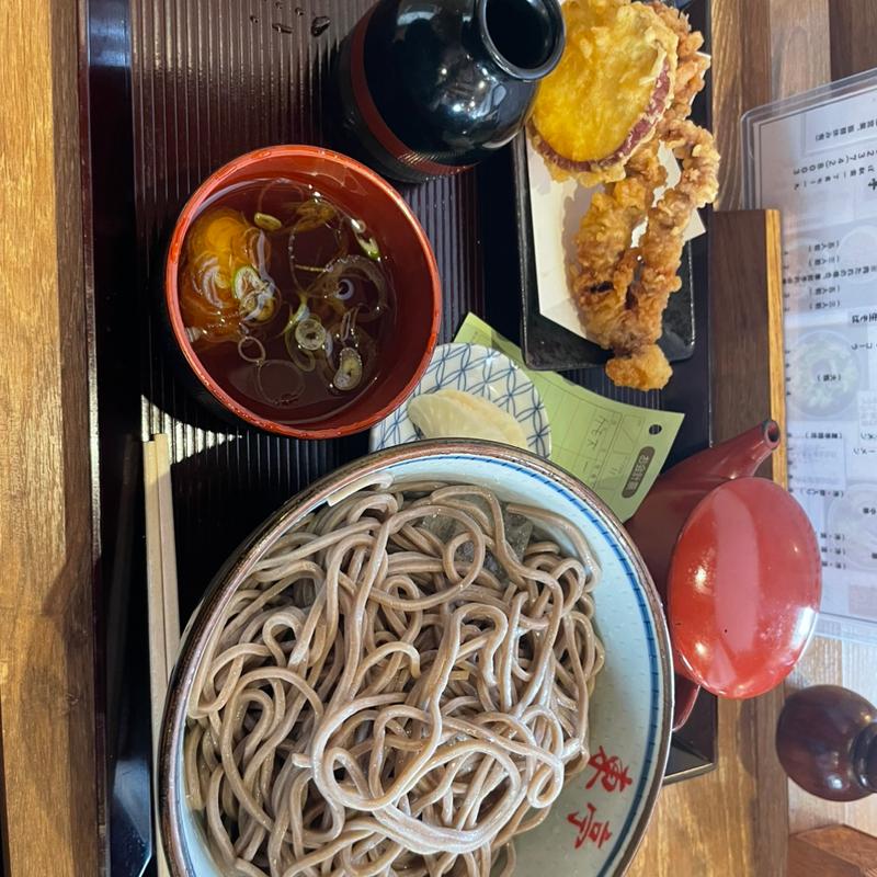 ゲソ天盛りそば(そば処東亭 )