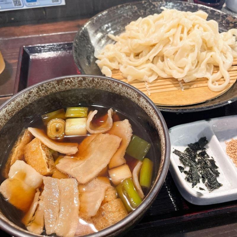 肉ネギつけ汁うどん(武蔵野うどん じんこ 三軒茶屋店)