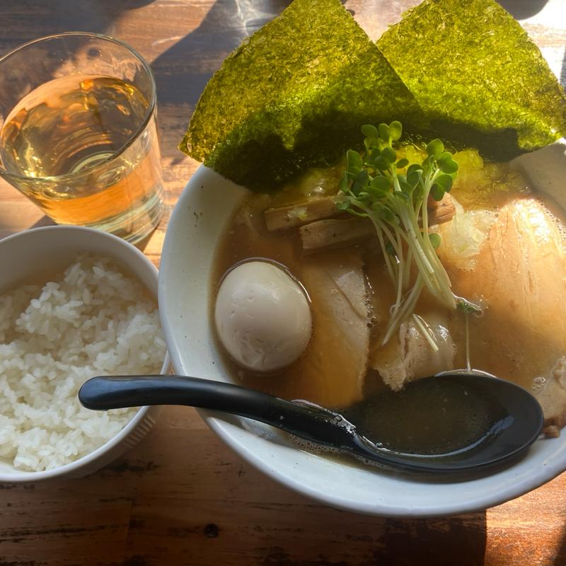 特製わなりそば+小ライス(ラーメン和なり )