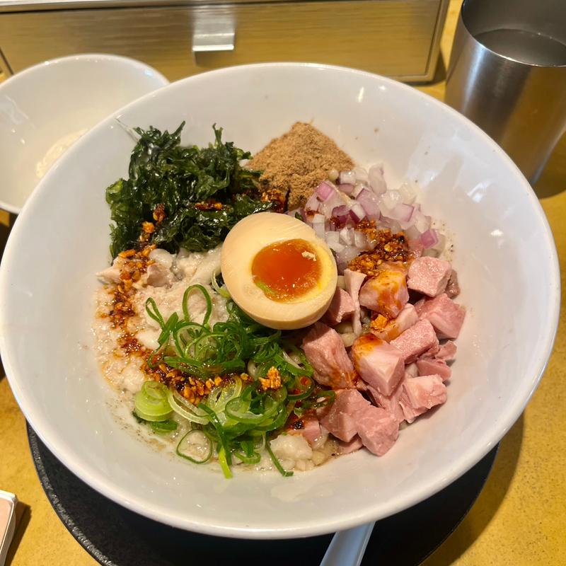 豚骨魚介まぜそば(slurp)