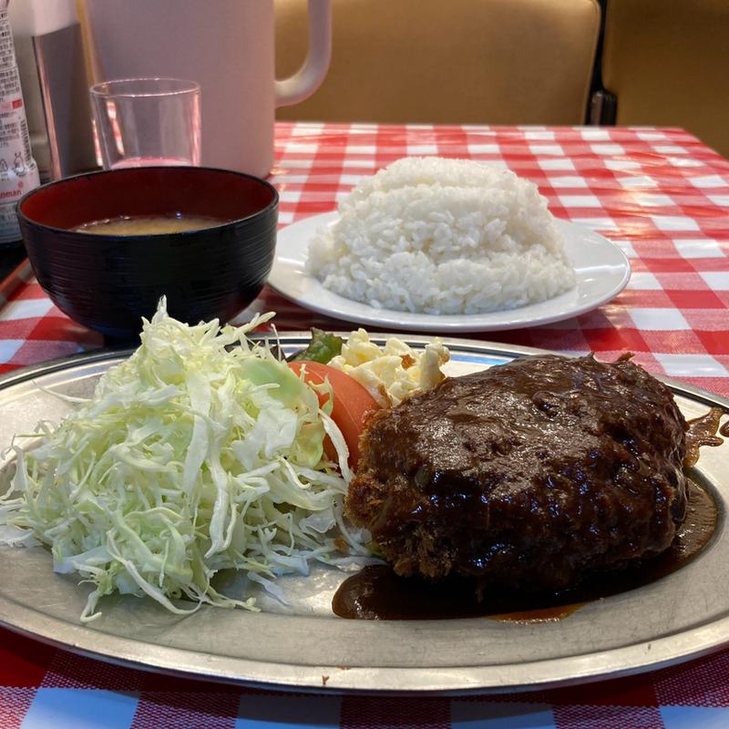 昔風特大メンチカツ(洋食 大吉)