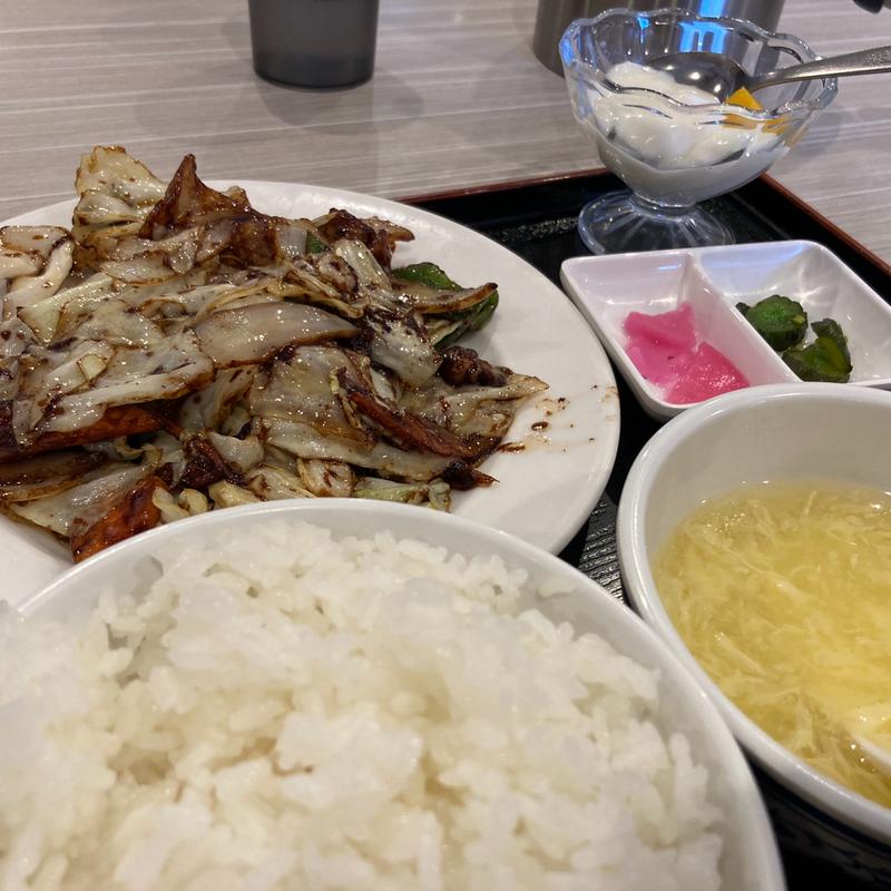 回鍋肉定食(天福楼 永山店)