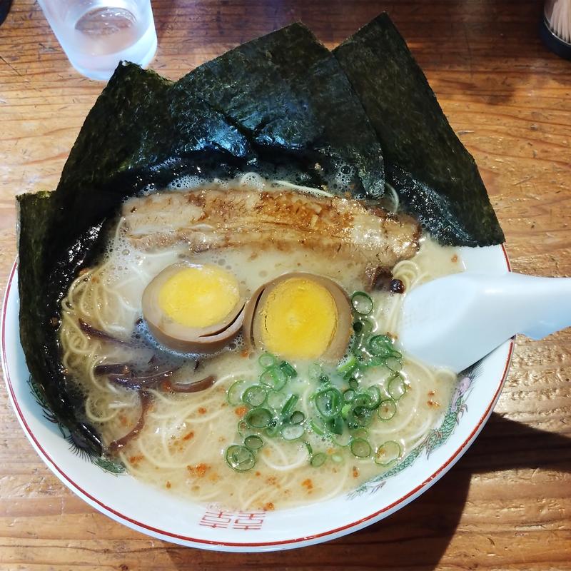 煮卵のりらあめん(らあめん坊主)