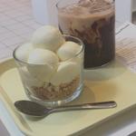 Mocha(ice)、Crem crumble cake