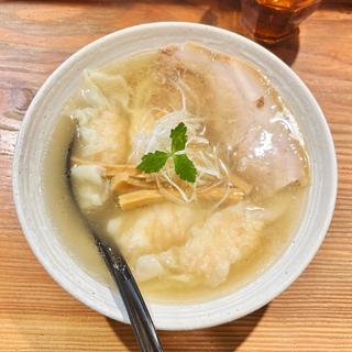 海老塩雲呑麺(純手打ち 麺と未来)