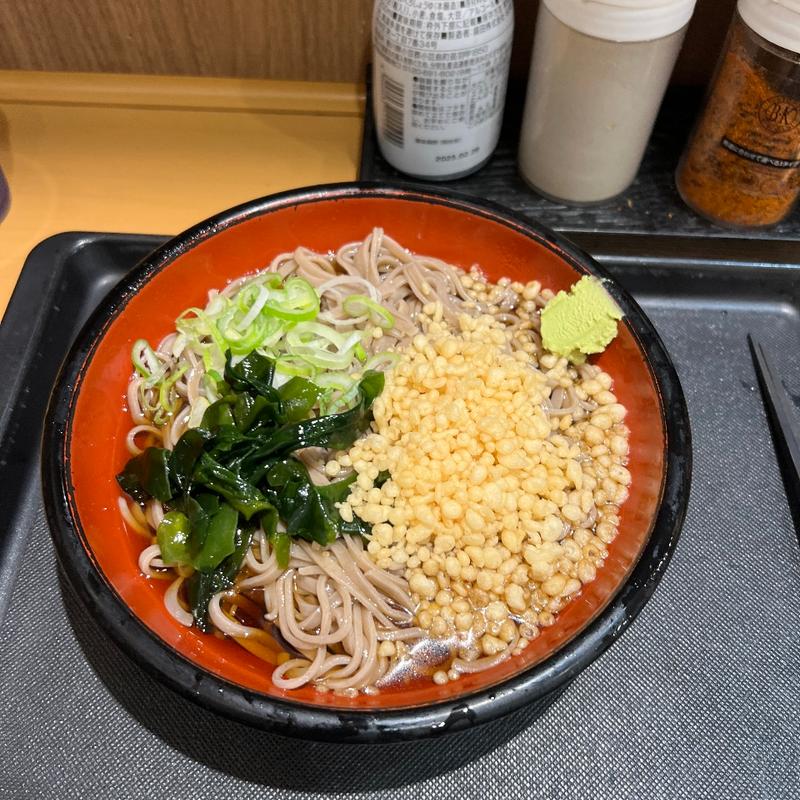 冷やしたぬきそば大盛(名代 富士そば しのばず店 )