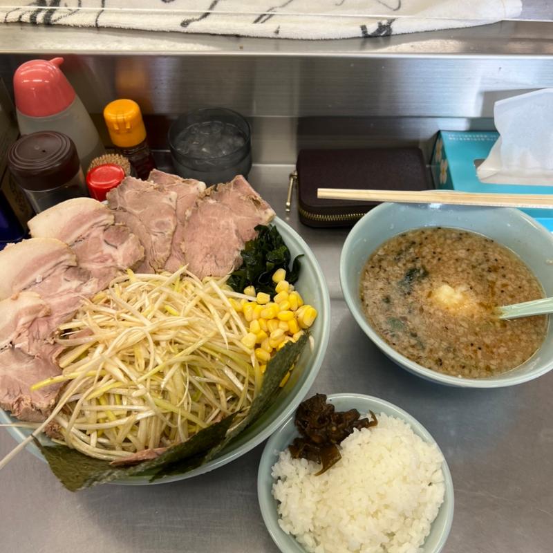 ネギチャーシューつけ麺　大盛(ラーメンショップ 坂東店 )