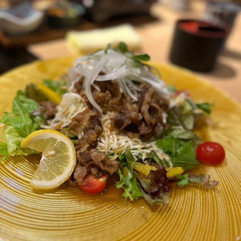 焼きしゃぶサラダ(五稜亭)