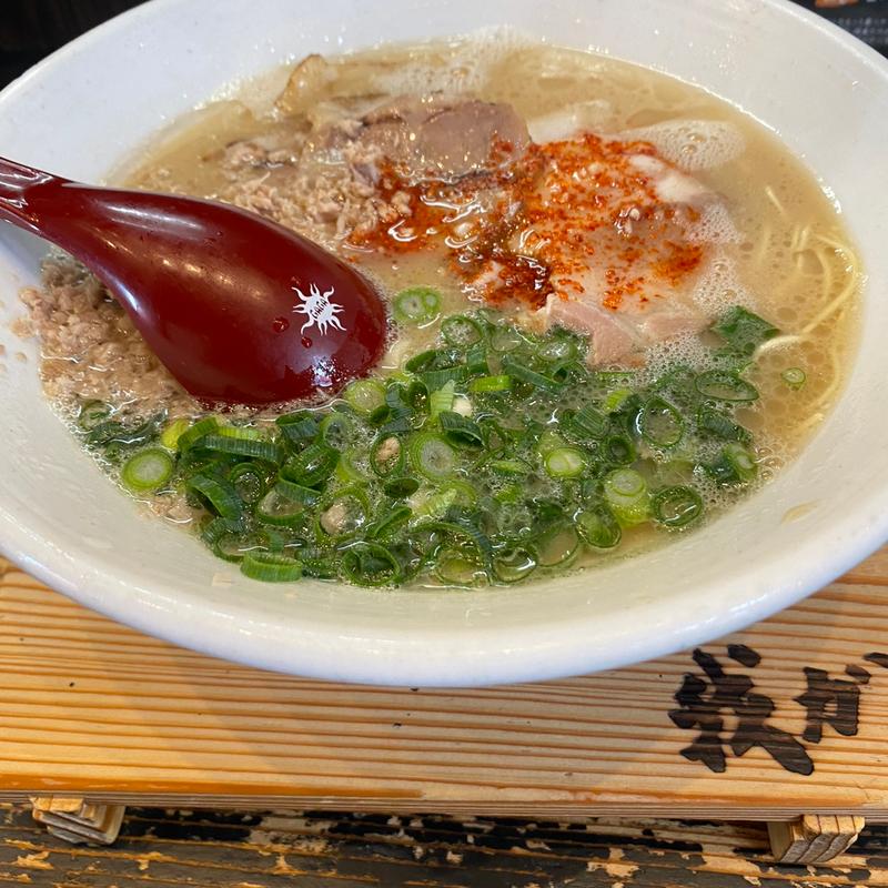 ラーメン(麺屋　我ガ　久留米店)