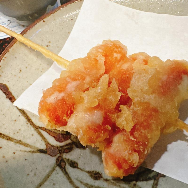 赤ウインナー天(うどん たかしま)