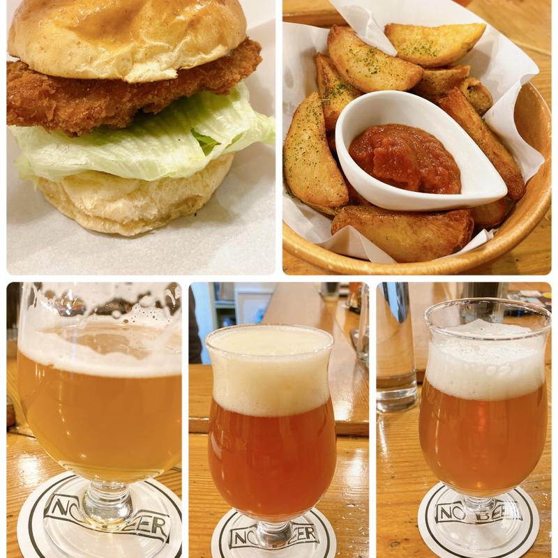 フィッシュバーガー(NO BEER 大船)