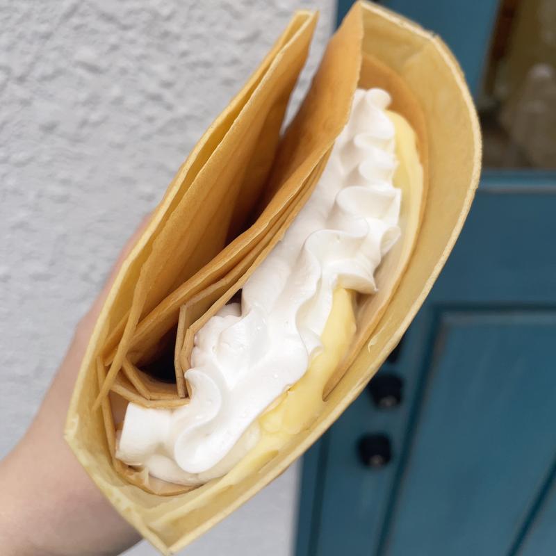 生クリームカスタードクレープ(ハラクレープ)