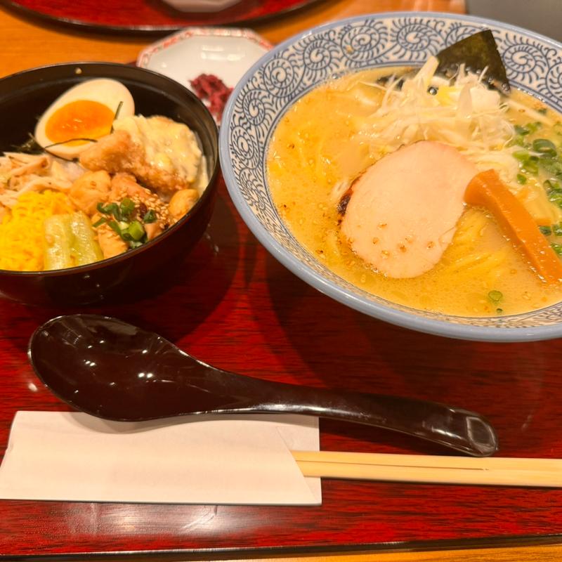 ハーフ五味丼セット(鶏五味 新宿サブナード店)