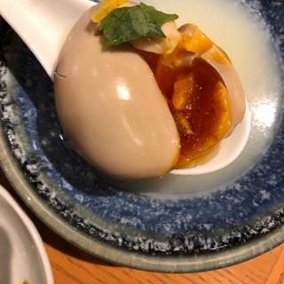 名古屋コーチン半熟卵(鶏だしおでん さもん)