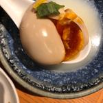 名古屋コーチン半熟卵(鶏だしおでん さもん 中目黒店)