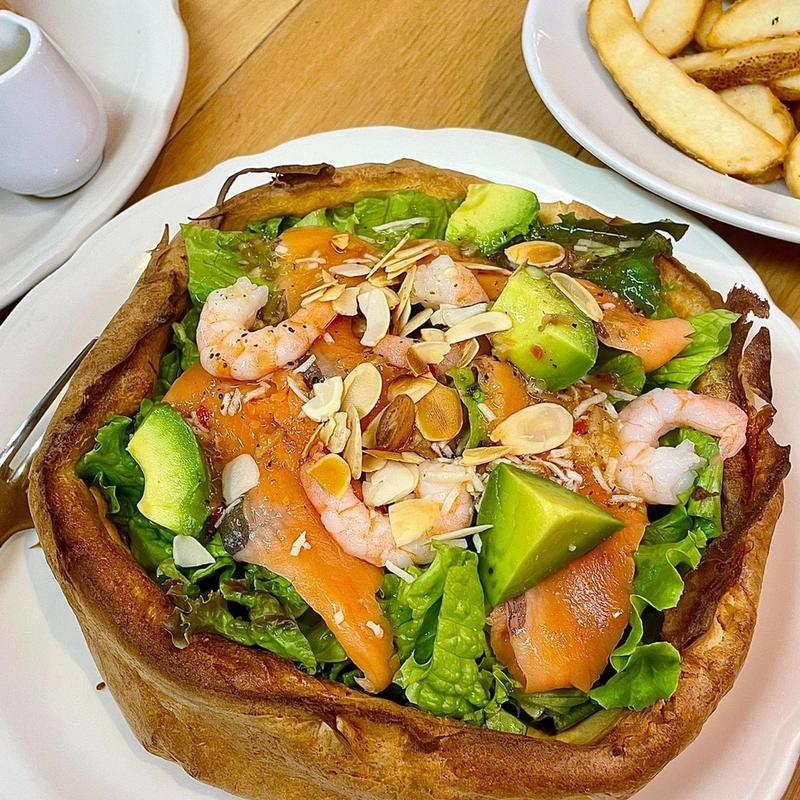 シュリンプとスモークサーモンのダッチベイビー(オリジナルパンケーキハウス 吉祥寺店 （The Original PANCAKE HOUSE）)