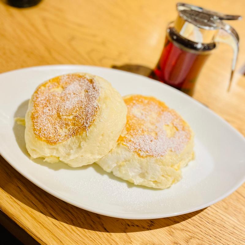 むさしの森珈琲特製　ふわっとろパンケーキ(むさしの森珈琲 朝霞本町店)