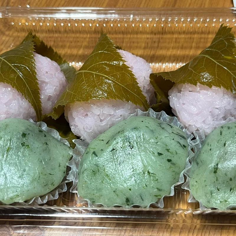 桜餅 草餅(御菓子司 あけぼ乃)