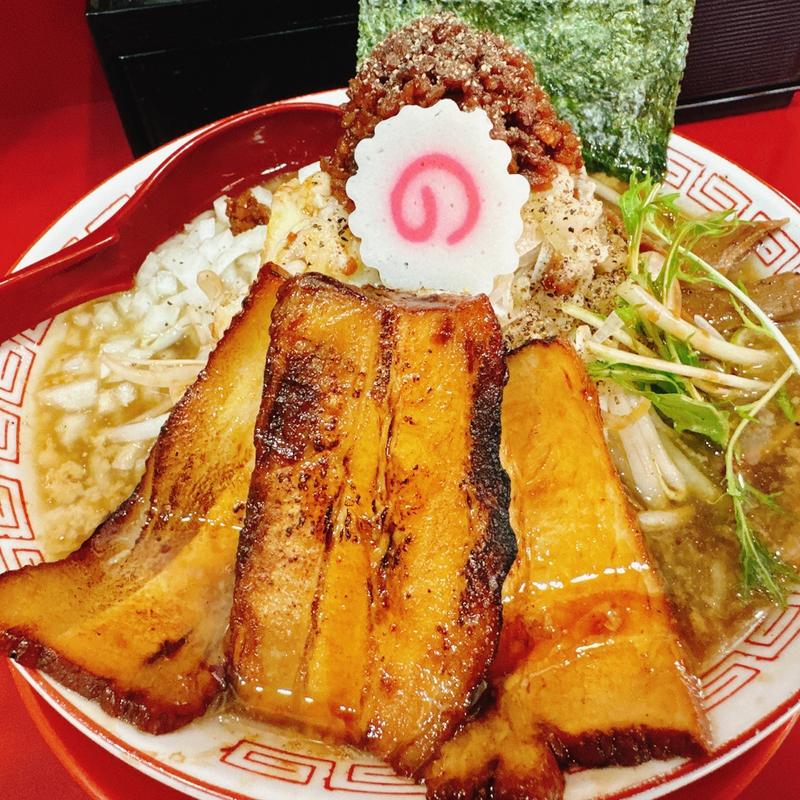 こってり煮干し中華そばのせ朗トッピング(亀有中華そば 水しま)