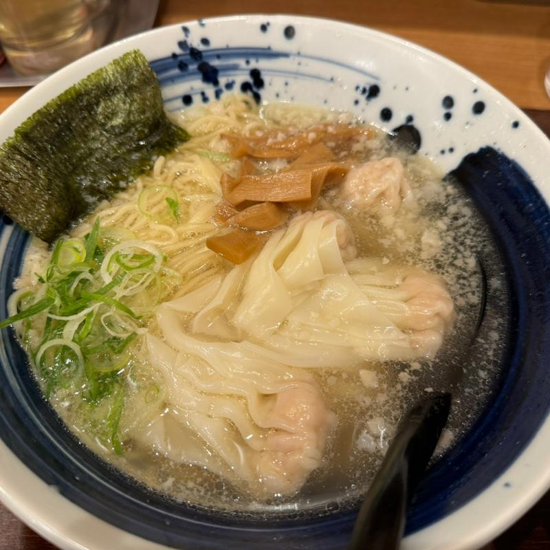 肉玉雲呑麺　塩(らーめん直久 新宿西口店)