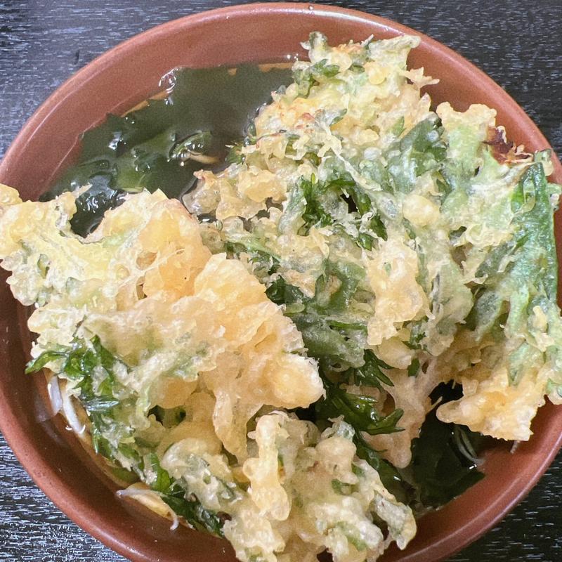 わかめそば(春菊天)(ホーチャン)