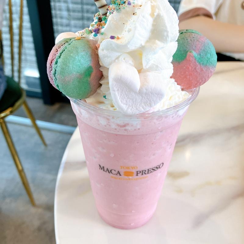 いちごマカチーノ(マカプレッソ 本店)