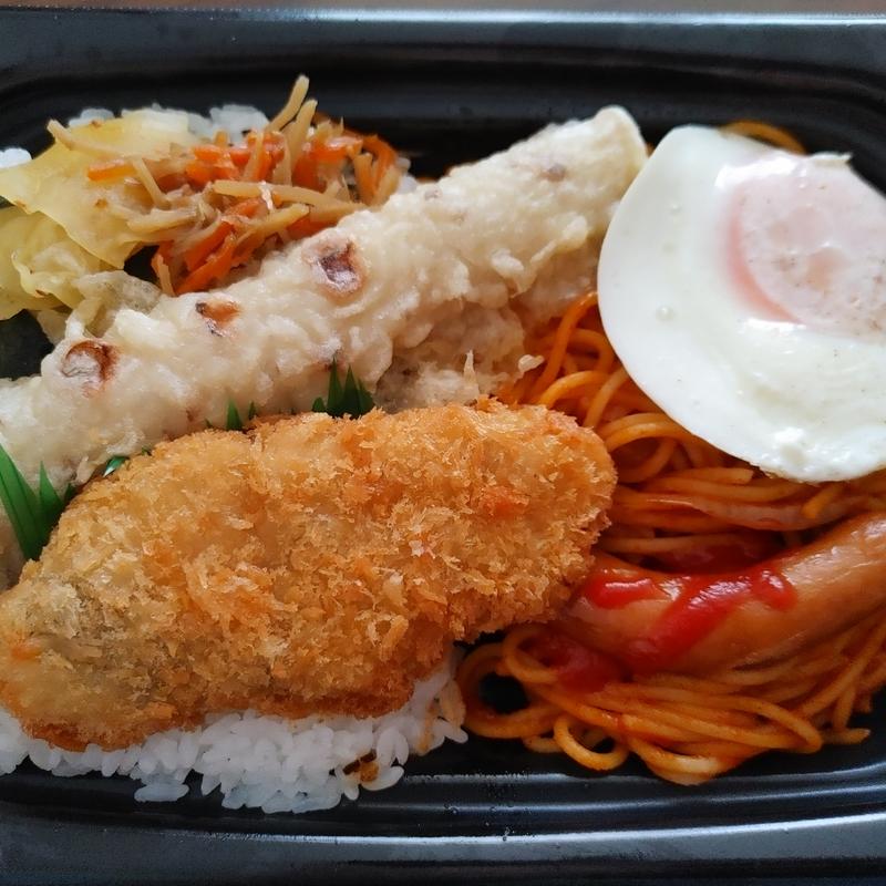 BIGのり弁当ナポリタン(ソース)(ほっともっと 西船橋本郷町店)