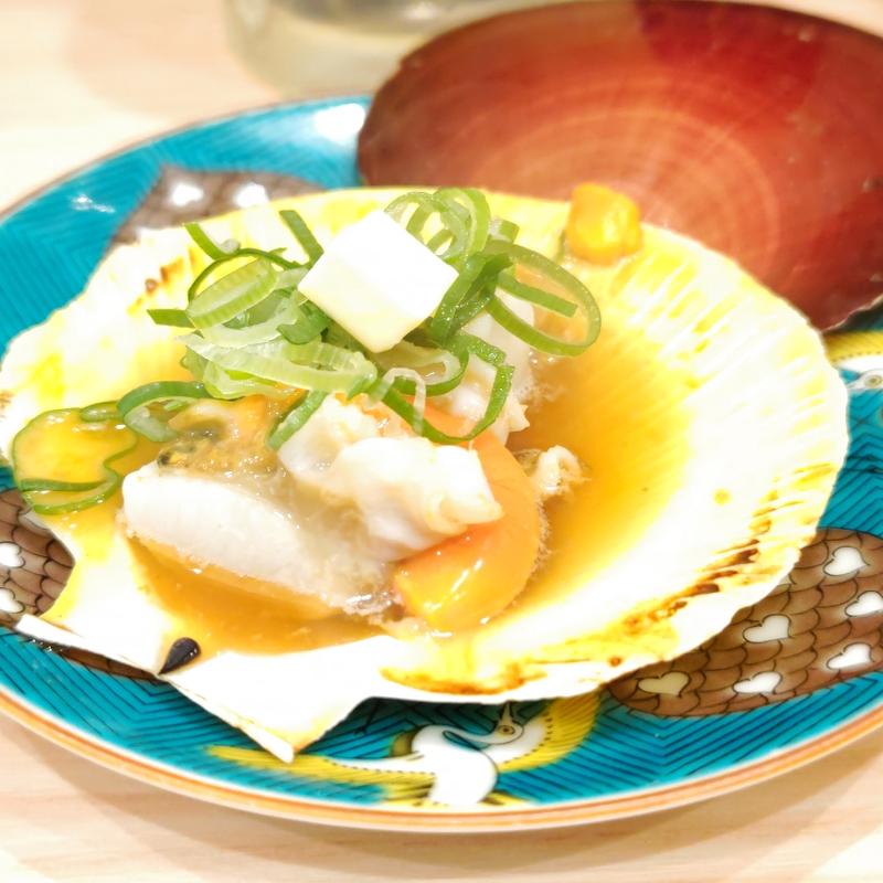 月日貝バター焼き(貝・海苔巻き 野毛しらはら)
