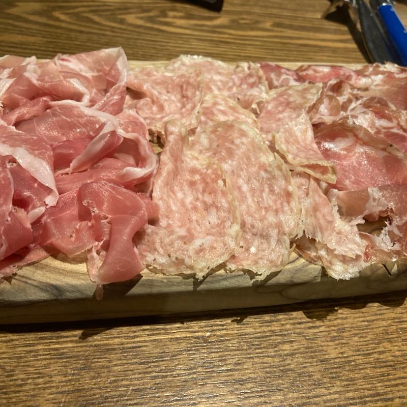 生ハムサラミ盛り合わせ(ヴィネリア・タユート)