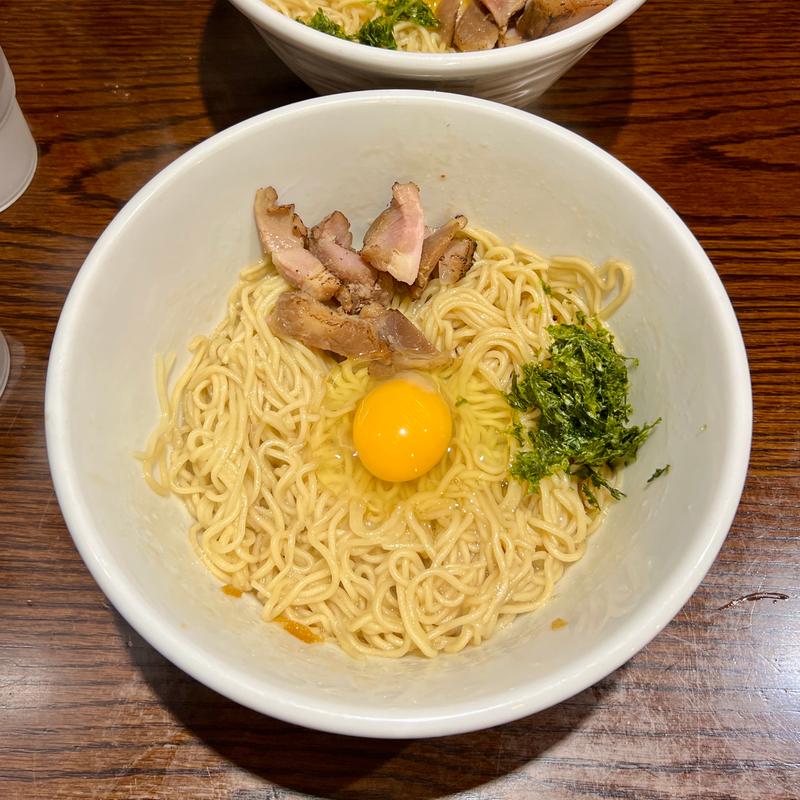 ゆず香る玉子かけ麺(中華そば かなで)