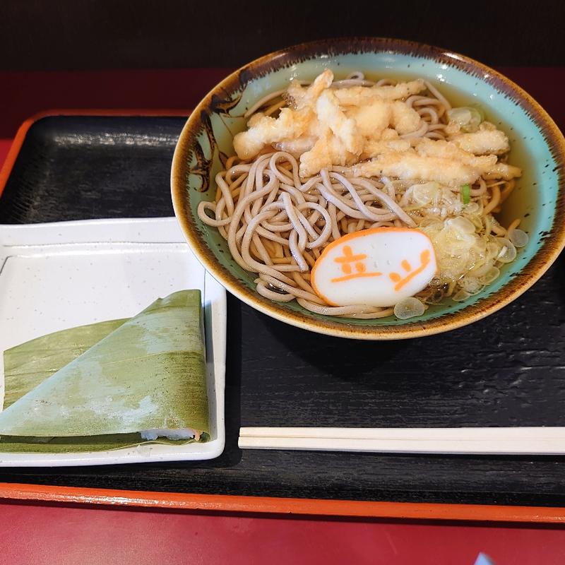 白えび天そば(立山そば JR富山駅構内店 )