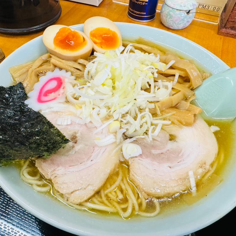 手打ち味玉中華そば（細麺）＋メンマ(中華そば 香十)