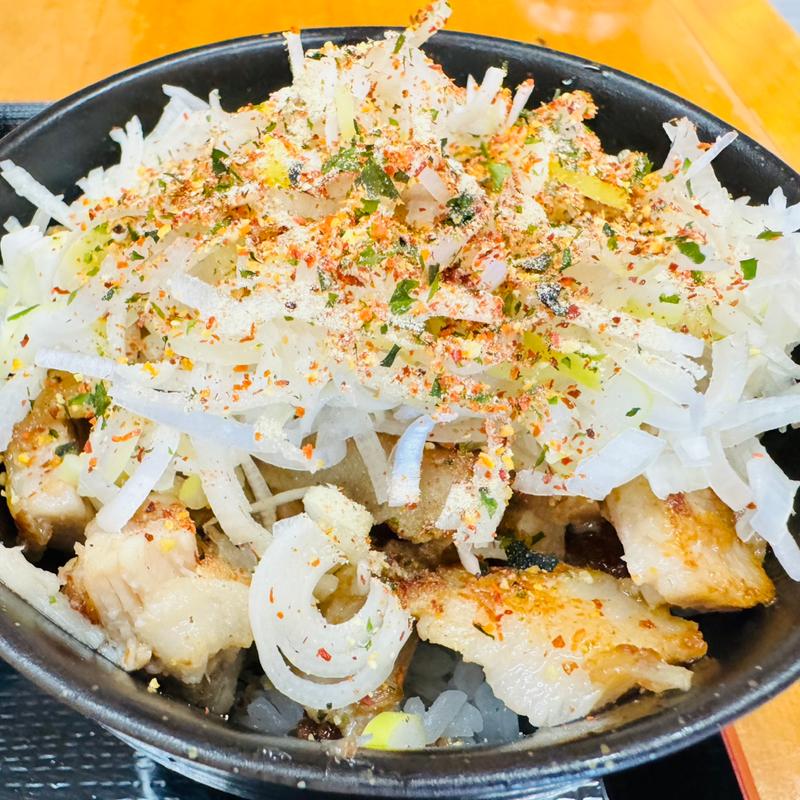 ライス＋ねぎ＋七味唐辛子(中華そば 香十)