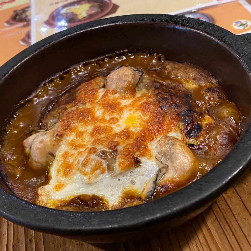 牡蠣の焼きカレー(伽哩本舗 本店（焼きカレー屋）)