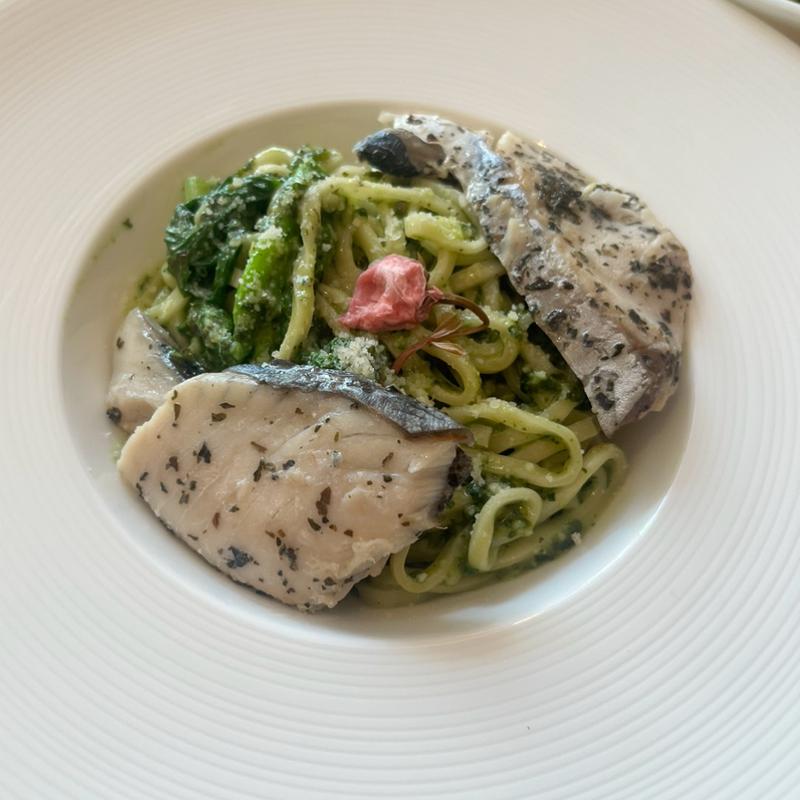 鰆のジェノベーゼ(カフェモ・ルタオ)